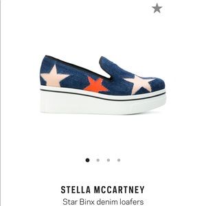 Stella mccartney star bing denim sneakers size7